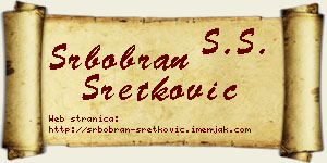 Srbobran Sretković vizit kartica